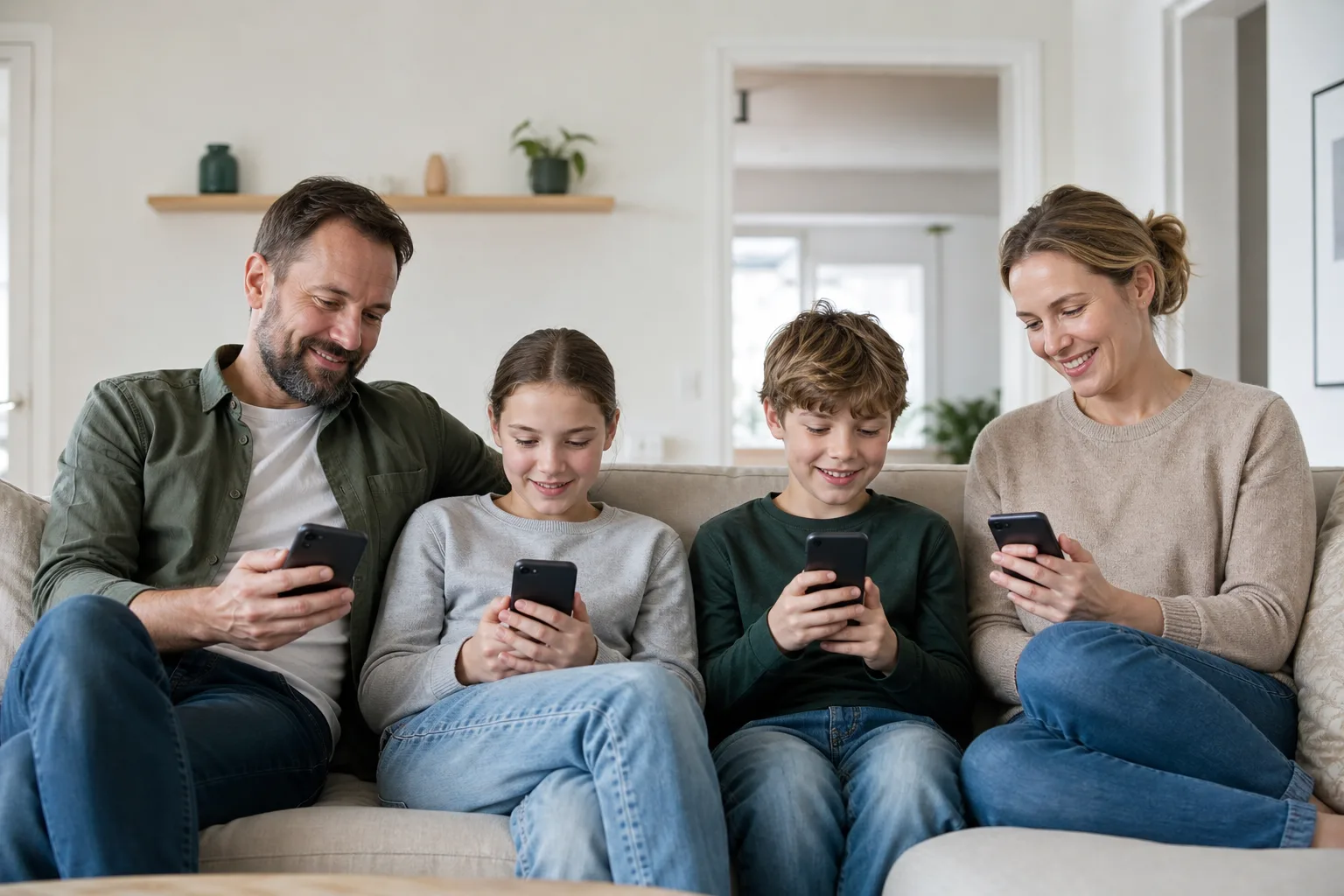 Familjeabonnemang med mobil till alla